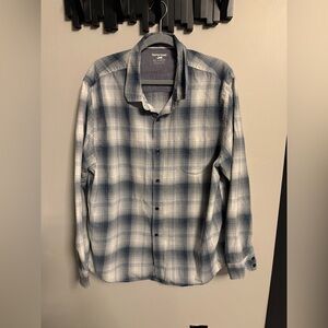 Horny Toad Men’s Plaid Button-Down Shirt |XXL, but closer to size XL